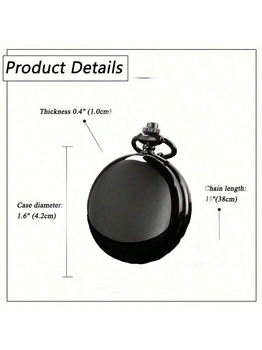 [ 8日から12日程度でお届け予定 ] 腕時計 懐中時計 1個 メンズ ビンテージ クォーツ 懐中時計、ギフト