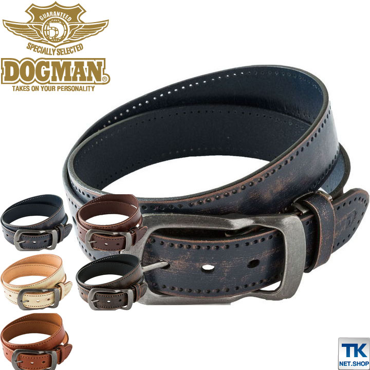 ベルト メンズ DOGMAN ヴィンテージスタイルベルト chusan cs-0811