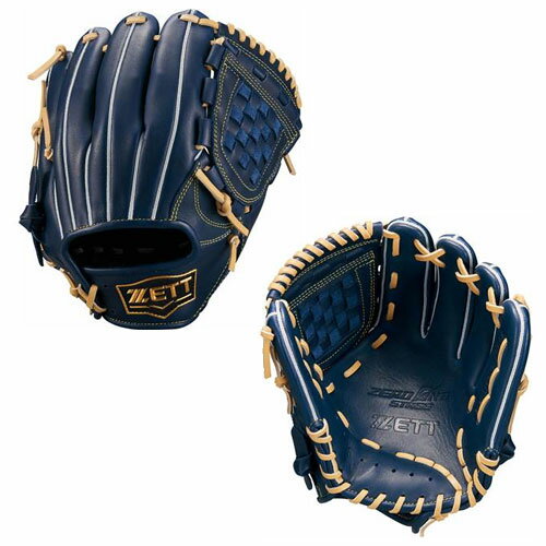 野球 内野手用 少年軟式 ジュニア ZETT ゼット ZEROONESTAGE ゼロワンステージ 右投用 ネイビー/パステルブラウン BJGB71430S