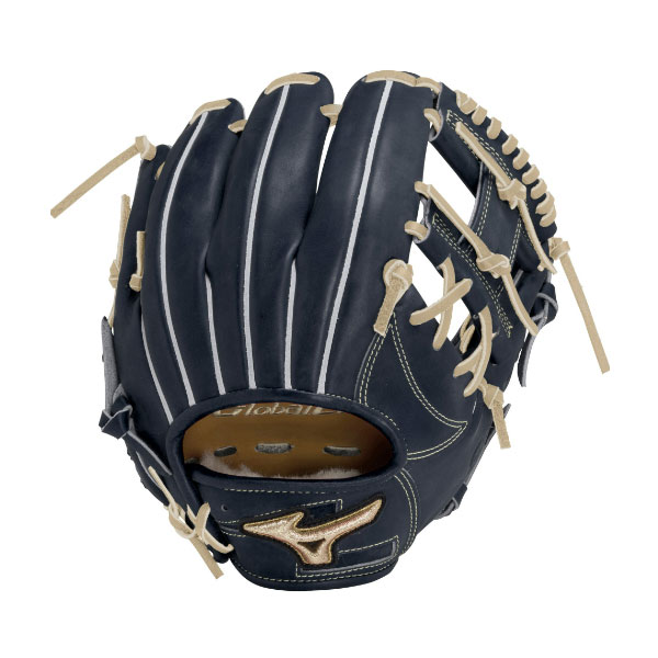 野球 グローブ 硬式用 大人 ミズノ グローバルエリート ∞インフィニティNEO 内野手用4/6 サイズ9 右投げ ミッドナイト 1AJGH30213 野球グロ...