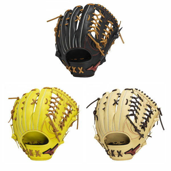 ミズノ グローブ 野球 軟式 外野手用 ウィルドライブ レッド AXI 1AJGR14207 一般用 大人用 高校野球 野球グローブ