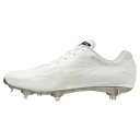 野球 スパイク ミズノ mizuno 白スパイク 野球用 金具スパイク 白スパ ライトレボゼロ 11GM2215