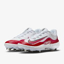 ナイキ Nike 野球 金具スパイク カラースパイク ホワイト レッド 大人用 一般用 メンズ FD2745-105 Nike Alpha Huarache E...