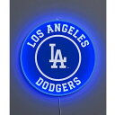 YELLOWPOP イエローポップ Los Angeles Dodgers Rounded Logo LEDネオンサイン グッズ MLB 野球 メジャーリーグ ...