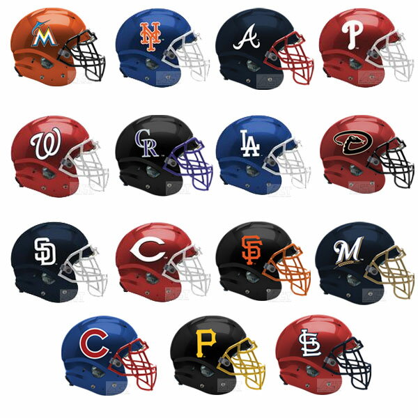 MLB ミニヘルメット(ナショナルリーグ) ●カラー： MARLINS、METS、BRAVES、PHILLIES、NATIONALS、 ROCKIES、DODGERS、DIAMONDBACKS、PADRES、GIANTS、 REDS、BRE...