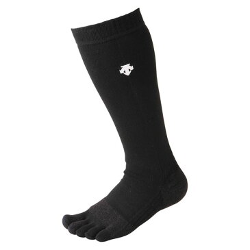 デサント（DESCENTE）バレーソックス【レディース バレーボール用ソックス】 5FINGER HIGH SOCKS（5本指ハイソックス） DVB-9542DVB9542ブラク/ホワイト