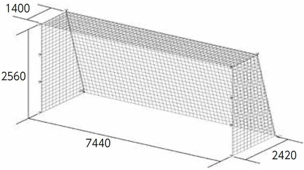 【11/27 2時まで ポイント最大12倍！】 トーエイライト TOEI LIGHT サッカー 一般サッカーゴールネット B-6019 学校 体育 授業 器具 施設 グランド 部活 クラブ サークル チーム スクール 球技 ゴール型 子供 ジュニア キッズ B6019