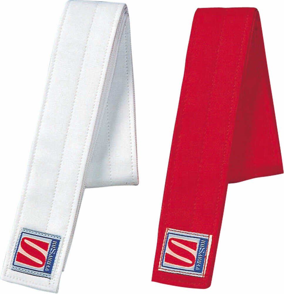【11/27 2時まで ポイント最大12倍!】 クサクラ KUSAKURA 柔道用 対戦者標識紐 1組 試合用 赤 白標識紐 Mサイズ 5cm×150cm セッ...