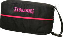 スポルディング SPALDING バスケット シューズバッグ ピンク 42-002PK バッグ シューズケース バスケットボールシューズ バッシュ バスケ用品 部活 体育館 シューズ収納 バスケ部 カバン 42002PK