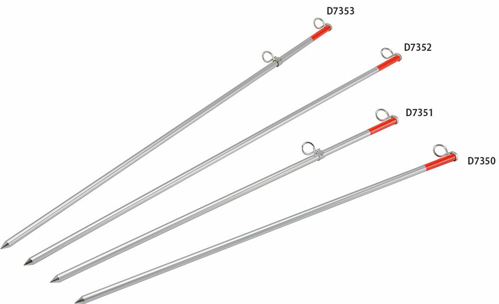 【11/30 ポイント最大12倍！】 ダンノ DANNO アルミロープスティック L146 1段式 アルミニウム 杭 グラ..