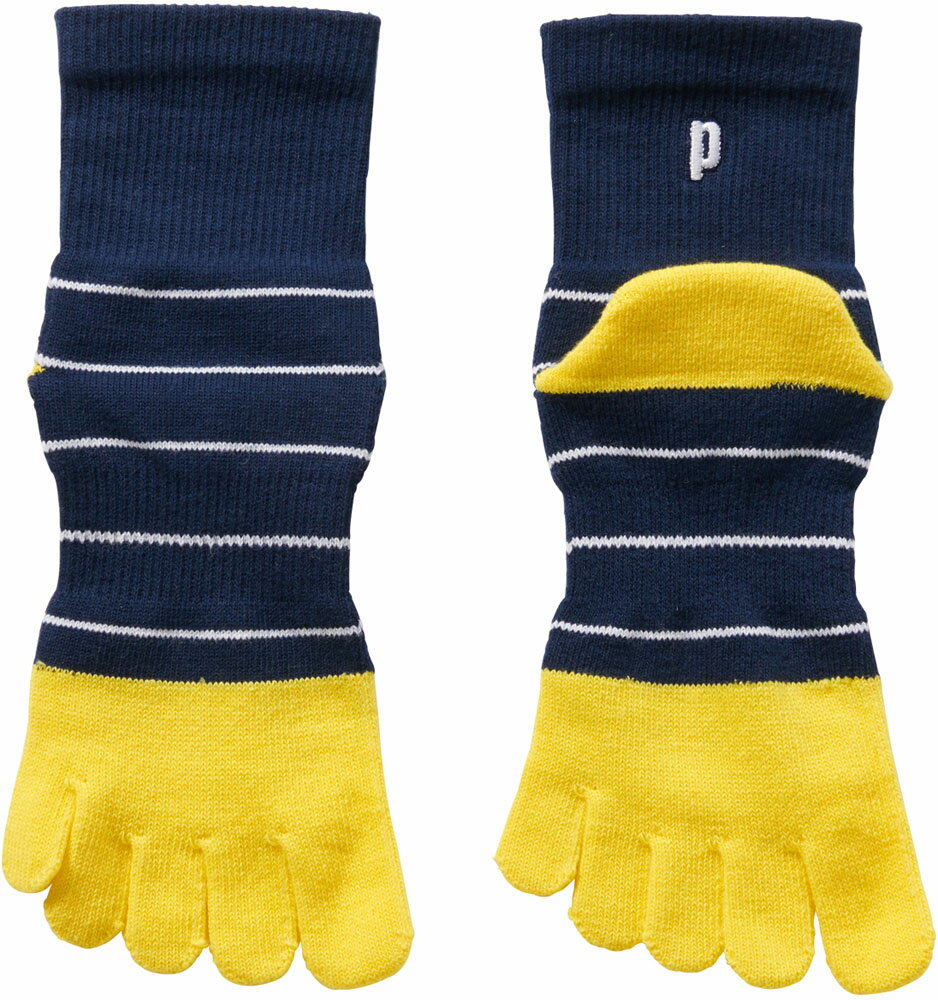 【11/30 ポイント最大12倍!】 プリンス Prince テニス レディース5本指ソックス レディース ソックス 靴下 底パイル 吸汗速乾 すべり止め 直角...