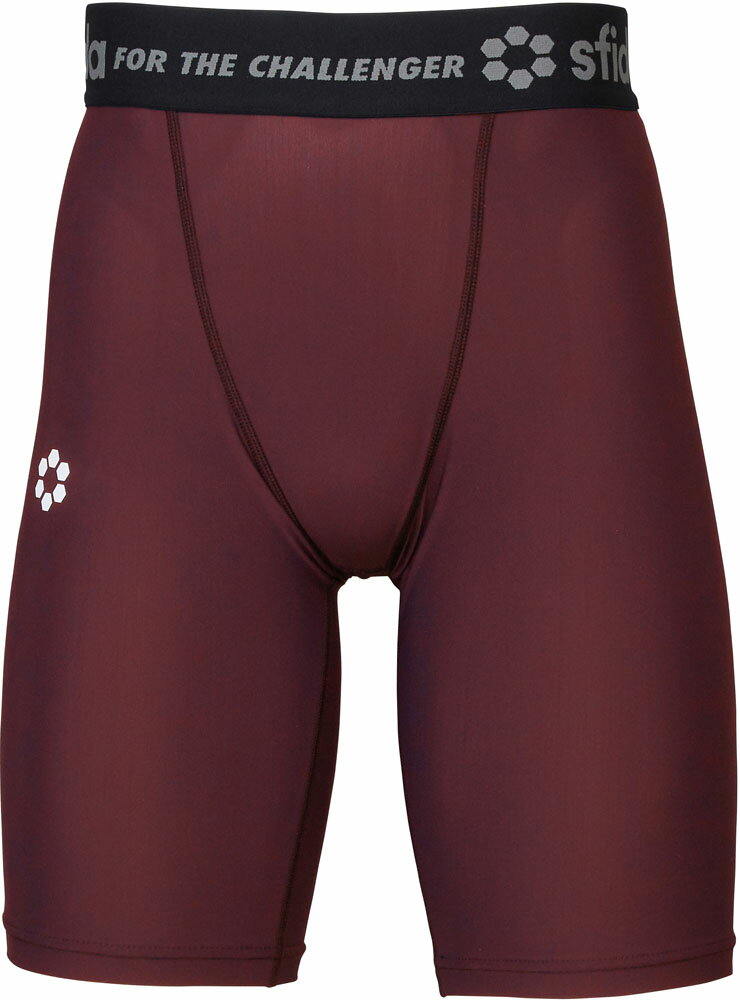 【11/20から ポイント最大12倍！】 スフィーダ sfida フットサル BP コンプレッションベースレイヤーハーフパンツ ショーツ ボトムス 吸湿 接触冷感 熱中症対策 ナイロン ソフトコンプレッション 筋肉 通気性 モックネック SA21828 BURGUN