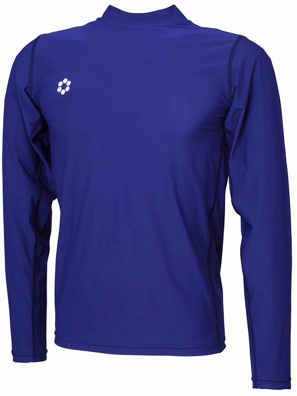 【11/20から ポイント最大12倍！】 スフィーダ sfida フットサル BP コンプレッションベースレイヤーシャツ L/S 接触冷感 熱中症対策 吸湿 放湿 ソフトコンプレッション 筋肉 通気性 パワーメッシュ モックネック 長袖 SA21825 BLUE
