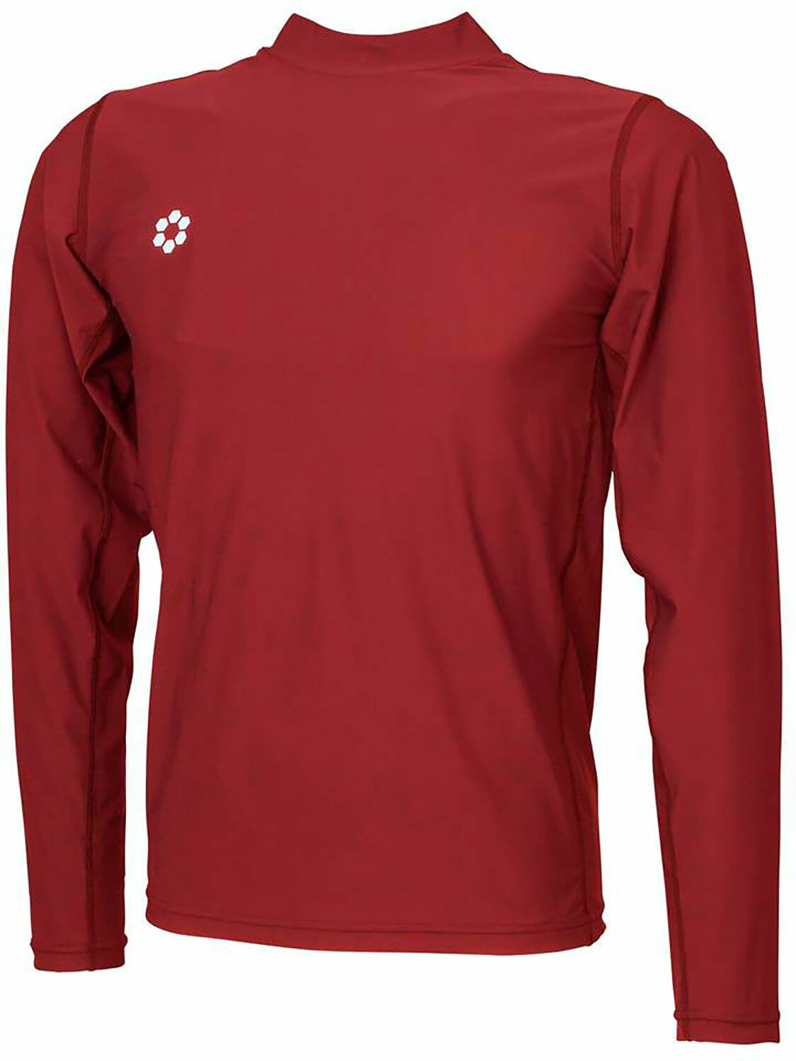 【11/20から ポイント最大12倍！】 スフィーダ sfida フットサル BP コンプレッションベースレイヤーシャツ L/S 接触冷感 熱中症対策 吸湿 放湿 ソフトコンプレッション 筋肉 通気性 パワーメッシュ モックネック 長袖 SA21825 RED