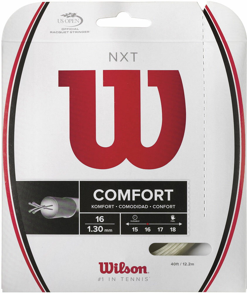 【ポイント最大10倍 】 Wilson ウイルソン テニス NXT 16 マルチフィラメント ストリング ガット 硬式 ラケット メンテナンス お手入れ カスタマイズ 部活 練習 トレーニング 試合 大会 WRZ942…