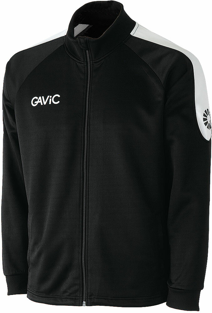 【12/3 20時から ポイント最大15倍!】 ガビック GAViC サッカー AKウォーミングトップ フルZIP GA0116 BLKWHT