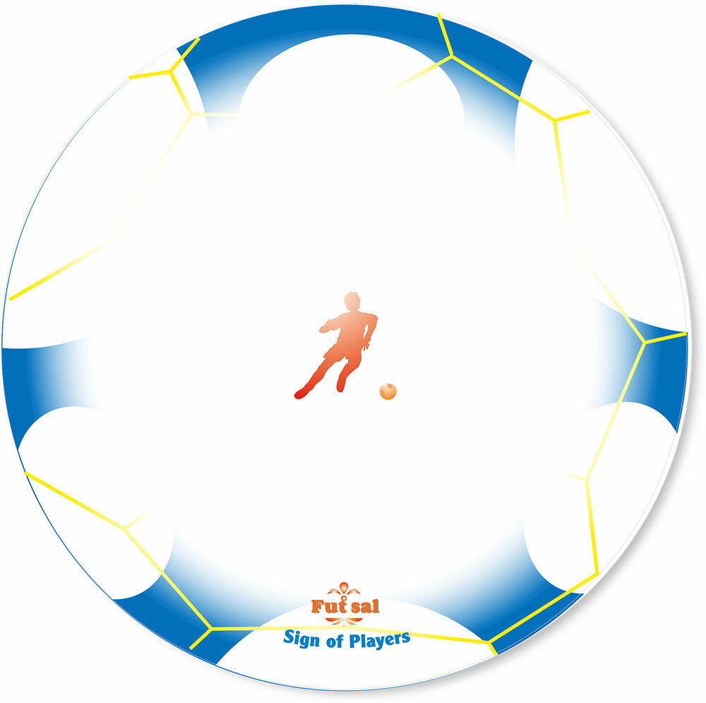 【7/26 2時まで ポイント最大15倍！】 Unix ユニックス サインパネル フットサル サッカー&フットサル 贈答 記念品 サインパネルフットサル サイン パネル 卒業 メモリアル メモリアル ディスク型 水拭き 乾拭き FD1361