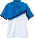 【5/18まで ポイント最大10倍!】 ルーセント LUCENT テニス Uni ゲームシャツ ブルー 青色 半袖シャツ Tシャツ メンズ レディース 男性用 ...