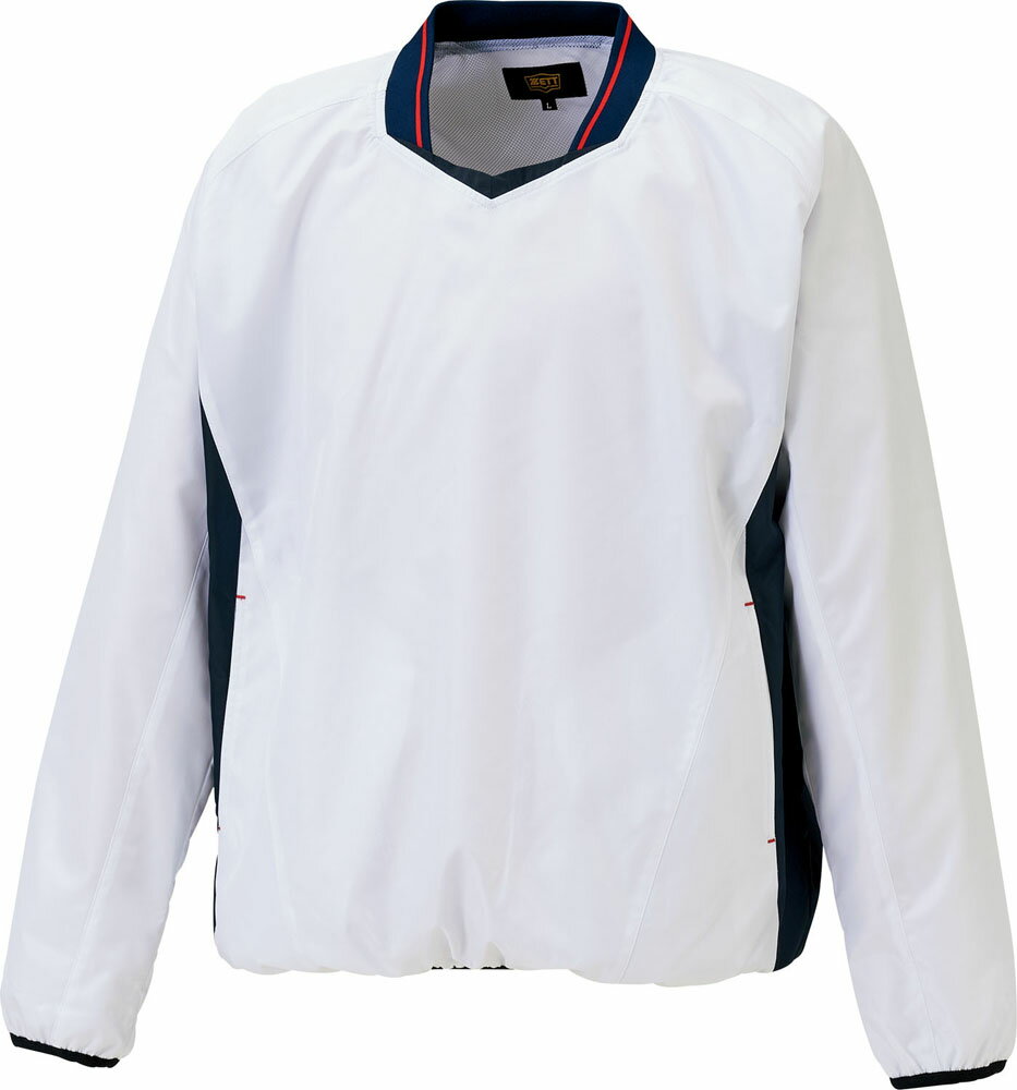 【11/30 ポイント最大12倍！】 ゼット ZETT ZETT アウターウェア 長袖Vネックジャンパー ベースボール ..