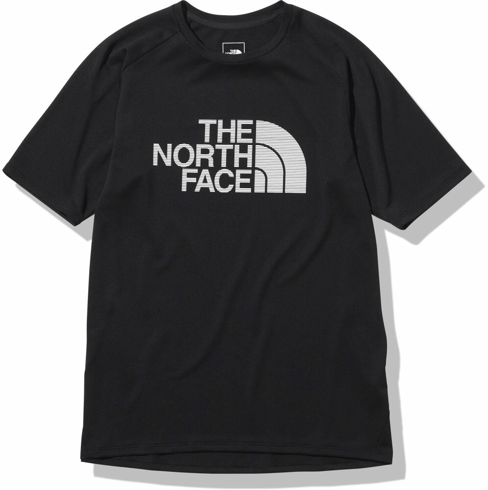 【8月25日限定 ポイントMAX23倍】THE　NORTH　FACE ノースフェイス　アウトドア　ショートスリーブGTDロゴクルー　メンズ　S／S　GTD　Logo　Crew　シャツ　Tシャツ　半袖　スポーツ　ランニング　トレーニング　吸汗速乾　NT12276　K