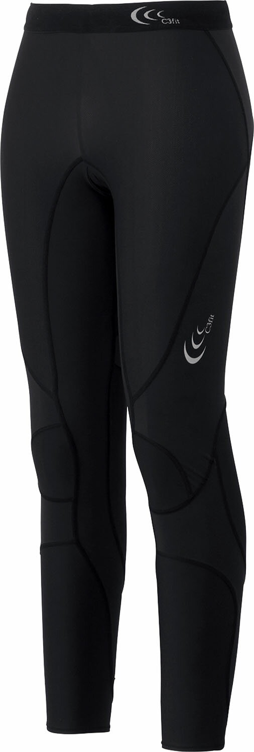 【ポイントアップ中！】 C3fit シースリーフィット インパクトエアーロングタイツ レディース Impact Air Long Tights サポート 通気性 UVガード スポーツ トレーニング フィットネス 3FW14127 K