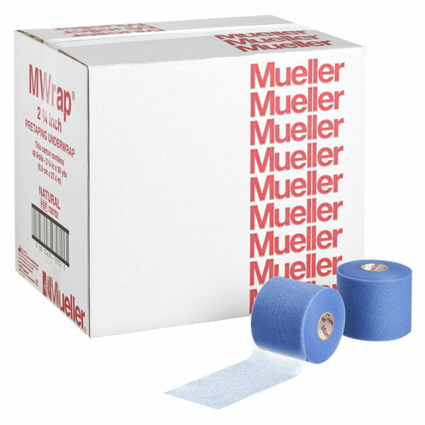  Mueller ミューラー アンダーラップ Mラップカラー 70mm ビッグブラック 48個入り 130708