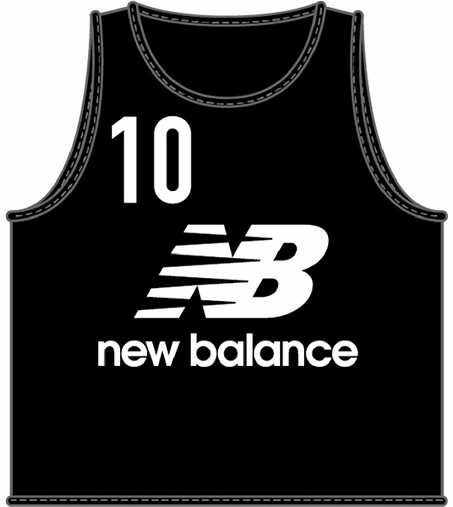 【ポイントアップ中！】 new balance ニューバランス サッカー ビブス JMTF0505 BK