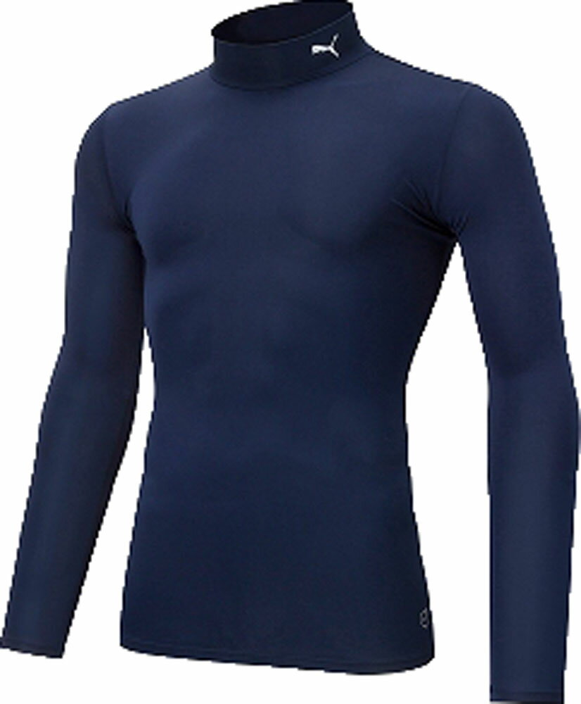 【12/3 20時から ポイント最大15倍!】 プーマ PUMA サッカー コンプレッション モックネック メンズ 男性 ロングスリーブ シャツ アンダーシャツ...