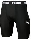 【7/26 2時まで ポイント最大15倍!】 プーマ PUMA サッカー コンプレッション ジュニアショートタイツ キッズ 小学生 インナー スパッツ ウェア 練習 トレーニング クラブ 部活 吸水速乾 ワンポイント ロゴ ショーツ 656334 03
