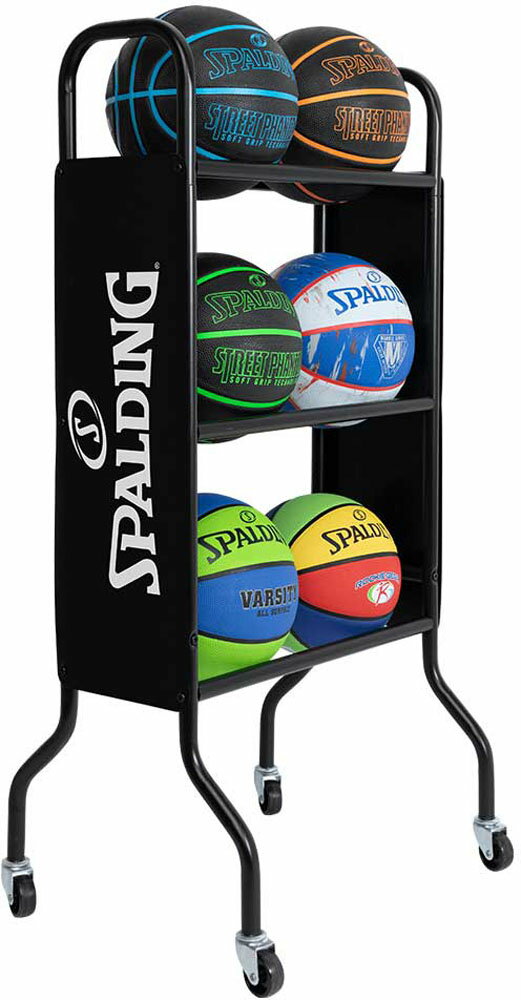 【11/14 10時から ポイント最大13倍！】 スポルディング SPALDING バスケット ボールラック 6 グッズ 6..