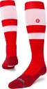 【6/30まで ポイント最大10倍!】 スタンス STANCE ソックス STRIPES OTC 2023 メンズ レディース ストライプ ロング丈 野球 MLB公認 高機能 疲労軽減 練習 試合 部活 速乾 熱中症対策 A759A23STR WHR
