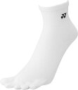 【8/30 ポイント最大10倍】 ヨネックス YONEX テニス メンズアンクルソックス 5本指 25-28cm 靴下 くつ下 エルゴファイブ 直角型 抗菌防臭 ソックス 高機能 部活 試合 チーム 練習 トレーニング 男性 19210 011