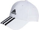 【7/13 10時より ポイント最大10倍】 アディダス adidas スリーストライプス コットンツイル ベースボールキャップ メンズ レディース 帽子 バッ...
