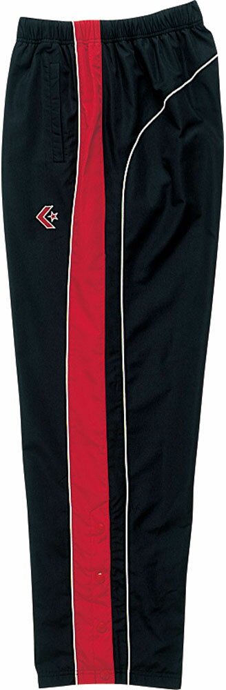 【11/20から ポイント最大12倍！】 コンバース CONVERSE バスケット ジュニア ウォームアップパンツ キッズ 子供 長ズボン ボトムス ロング丈 裾ボタン 裏起毛 撥水 透湿 ミニバス 練習 トレーニング 部活動 クラブ チーム CB482502P 1964