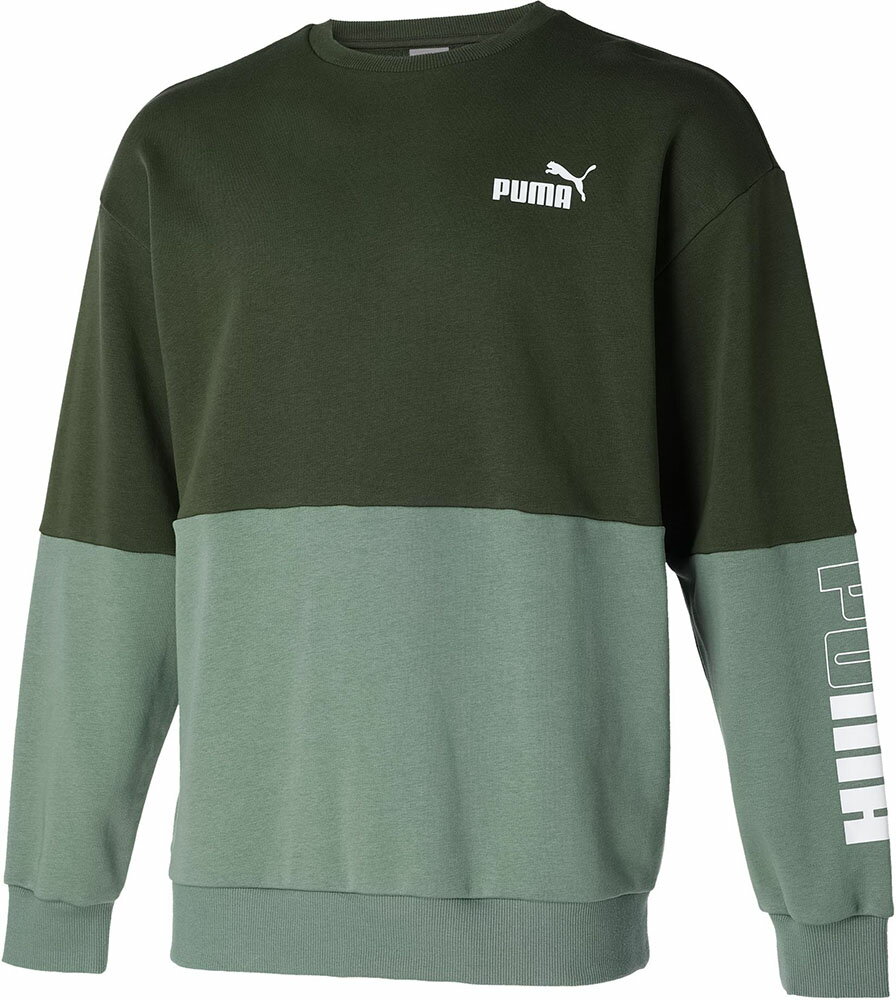 【ポイントアップ中！】 PUMA プーマ PUMA POWER カラーブロック クルースウェット TR 677683