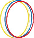 【5/9から ポイント最大10倍!】 エバニュー Evernew 【メーカー直送品】 体操リングM 4色組 体育 授業 体育授業 体つくり 部活 運動 体操リン...