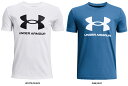 【ポイントアップ中！】 UNDER　ARMOUR アンダーアーマー UAスポーツスタイル ロゴ ショートスリーブTシャツ キッズ 半袖 トップス 軽量 速乾 トレーニング フィットネス 部活 クラブ活動 チーム ジュニア 子供 1363282