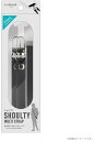 【8/30 ポイント最大10倍】 スマートフォン 汎用 ショルダーストラップ SHOULTY MULTI STRAP クリアタイプ ブラック LNSS08BK