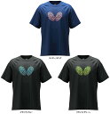 【5/9から ポイント最大10倍!】 バタフライ Butterfly 卓球 マルチル Tシャツ 男女兼用 トップス 半袖 MALTIL 吸水速乾 伸縮 ストレッ...