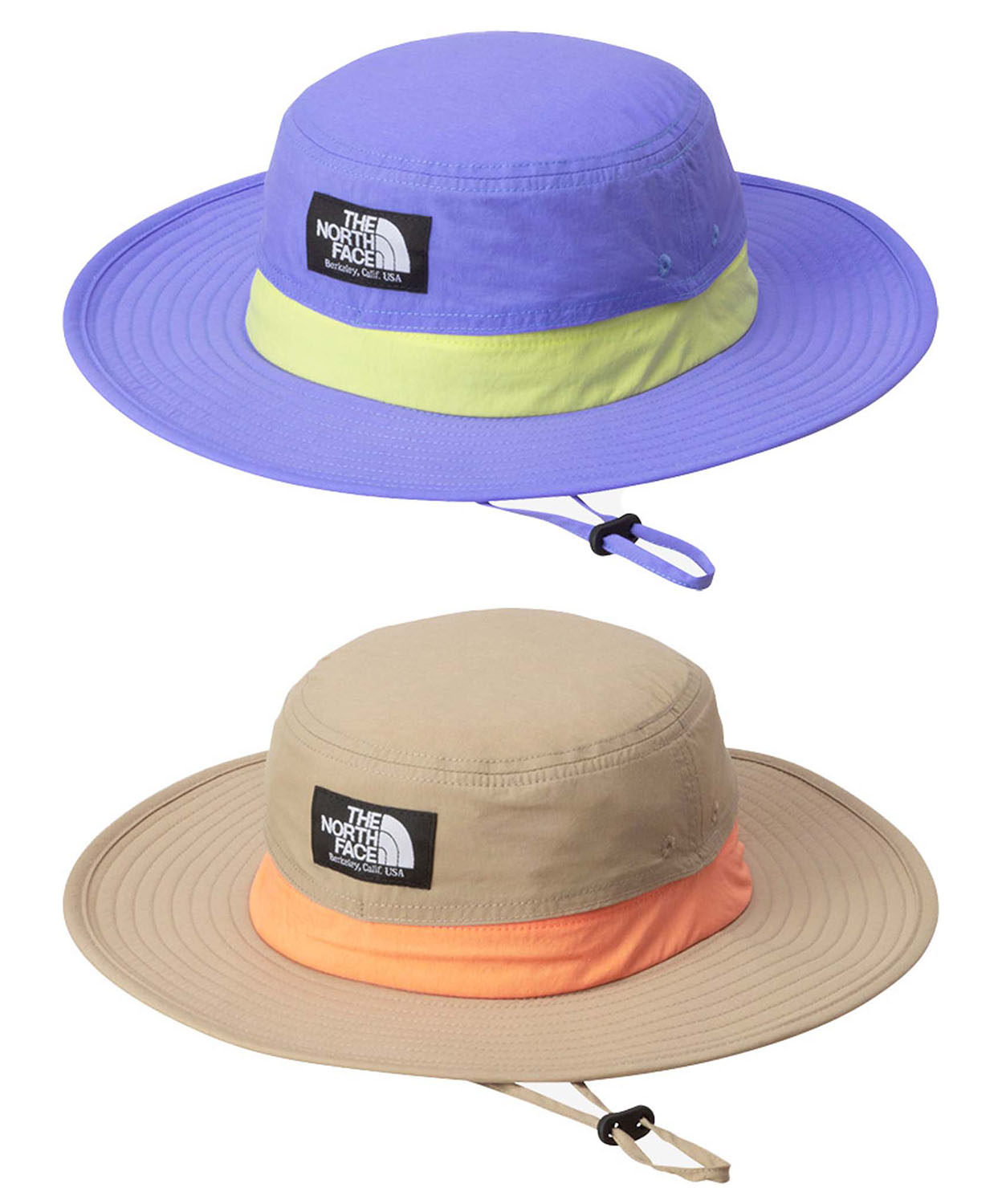  THE　NORTH　FACE ノースフェイス アウトドア キッズホラインズハット キッズ Kids’ Horizon Hat ハット帽 通気性 ワッペンロゴ サイズ調節可能 あご紐 男の子 女の子 NNJ02312