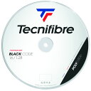 【9/3 20時から 100円OFFクーポン&P最大15倍】 テクニファイバー Tecnifibre テニス BOB200MBLACKCODE1.18 ブラック 硬式テニス ストリング ガット 部活 クラブ サークル メンテナンス ラケット 練習 試合 トレーニング 04RBL128XB