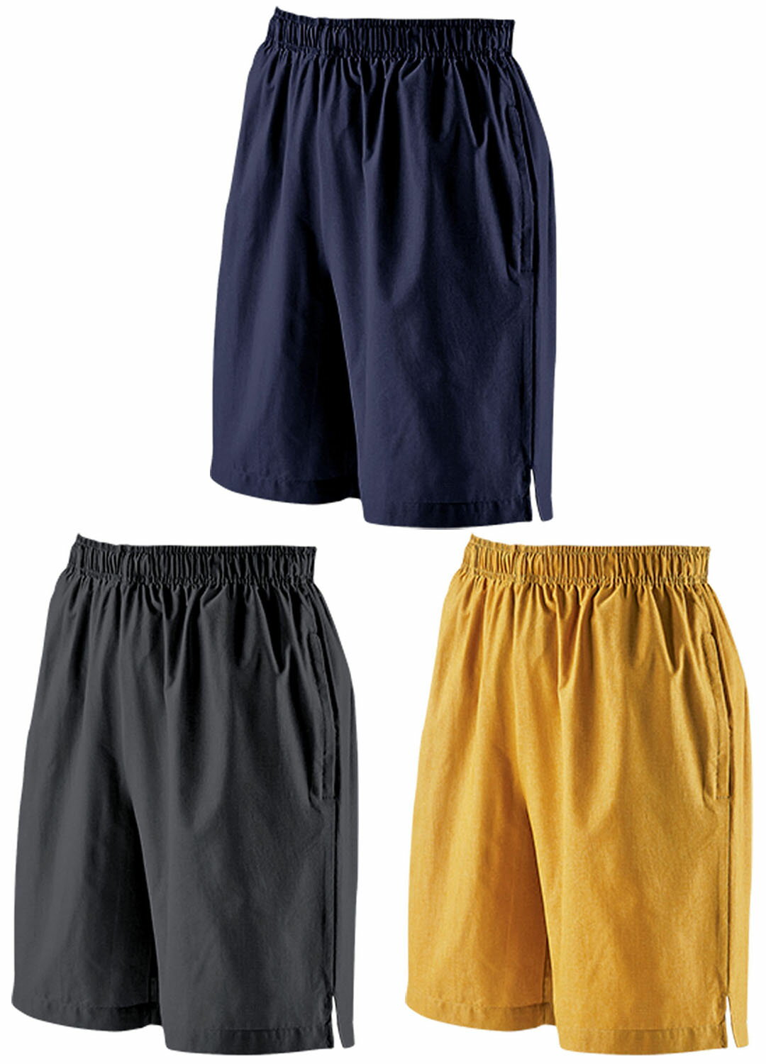 【11/20から ポイント最大12倍！】 ウンドウ wundou フィットネスハーフパンツ ジュニア ボーイズ ガールズ キッズ 子供 110～150cm 吸汗 速乾 ポリエステル 半パン バスパン バスケ部 ボトムス P1380J