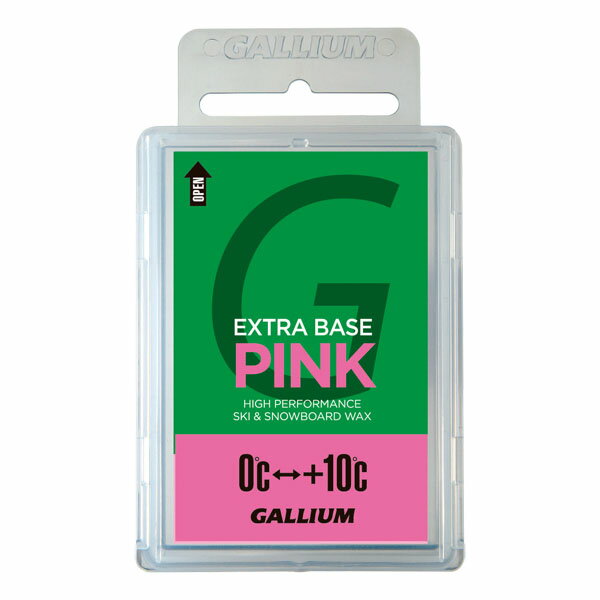 【ポイントアップ中！】 GALLIUM ガリウム スキー エクストラベースピンク EXTRA BASE PINK 100g スキ..