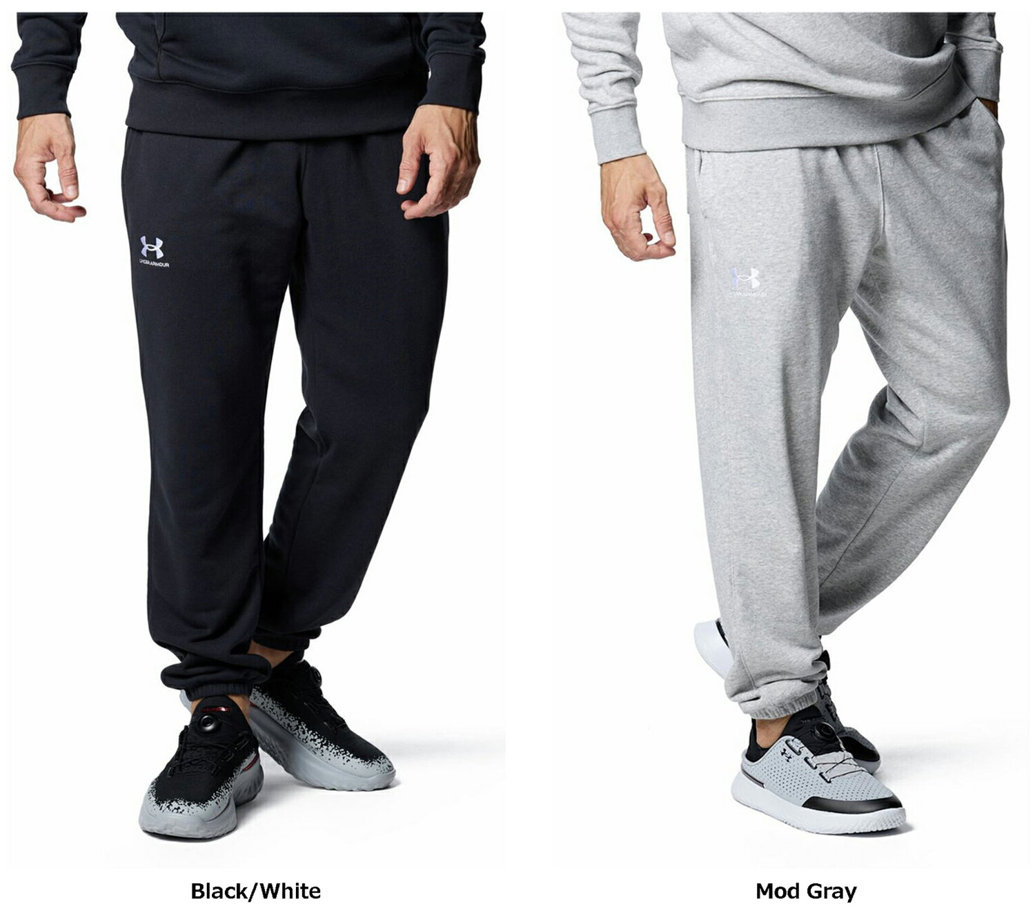 【11/20から ポイント最大12倍！】 アンダーアーマー UNDER ARMOUR UA エッセンシャルテリー ジョガーパンツ ズボン ボトムス テリー素材 ポケット ロゴ入り ジム トレーニング 運動 ウェア 1384822