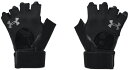 【9/11 2時まで 全品3%OFFクーポン&P最大15倍】 アンダーアーマー UNDER ARMOUR UA ウエイトリフティング グローブ メンズ トレーニング 筋トレ バーベル ウェイトリフティング トレーニンググローブ 手袋 グラブ リストサポート 保護 1369830
