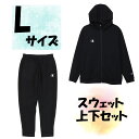 【5/9から ポイント最大10倍!】 チャンピオン Champion スウェット上下セット パーカー ロングパンツ Lサイズ ブラック フード付き 保温 ストレ...