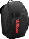 【4/30から5/6まで ポイント最大10倍!】 ウイルソン Wilson テニス CLASH V3 BACKPACK BLACK/INFRARED WR803...