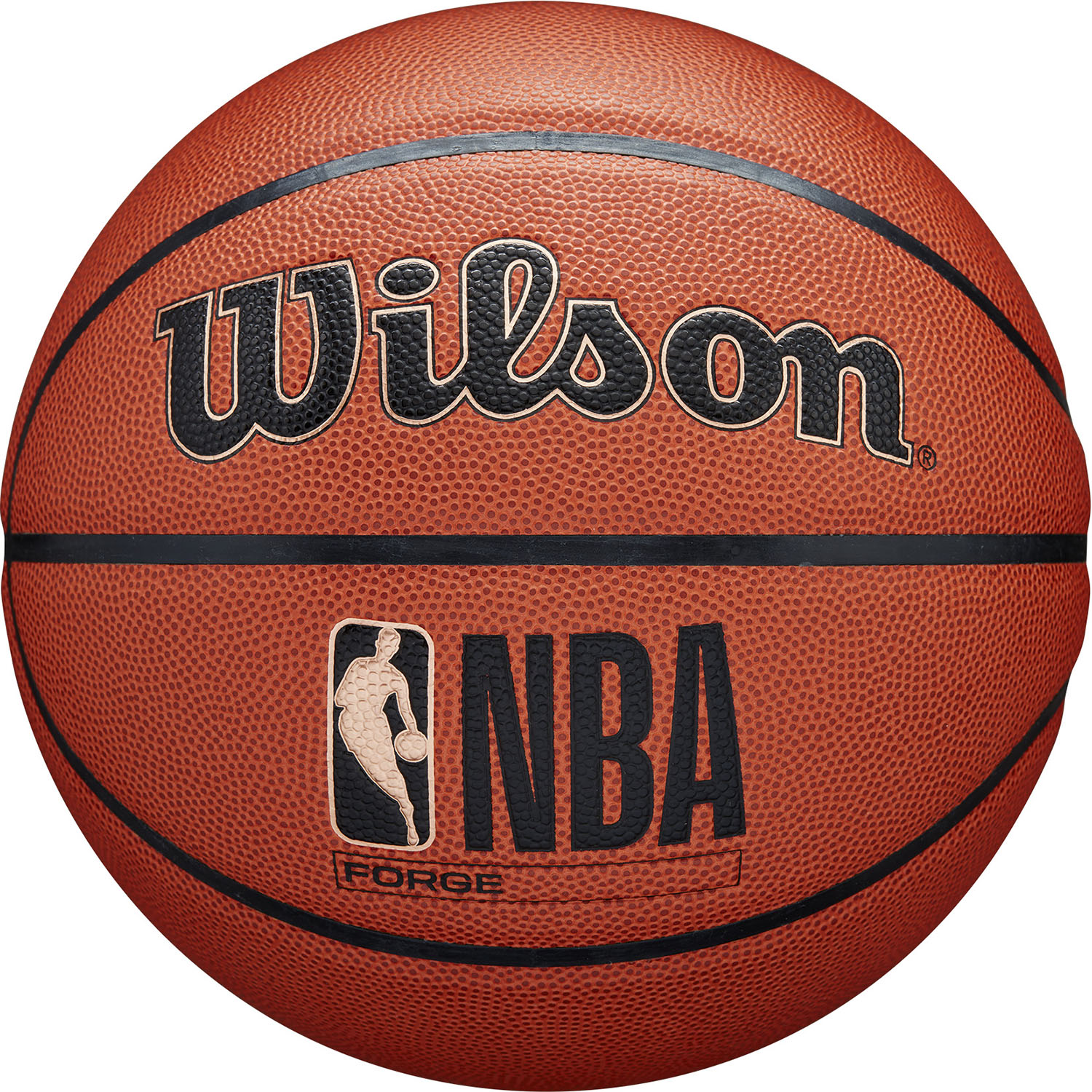 【11/18 ポイント最大12倍】 ウイルソン Wilson バスケット NBA FORGE バスケットボール ブラウン 7号球 男子用 中学 高校 大学 社会人 一般 部活動 クラブ サークル 試合 練習 ストリート グリップ力 2016901XB7
