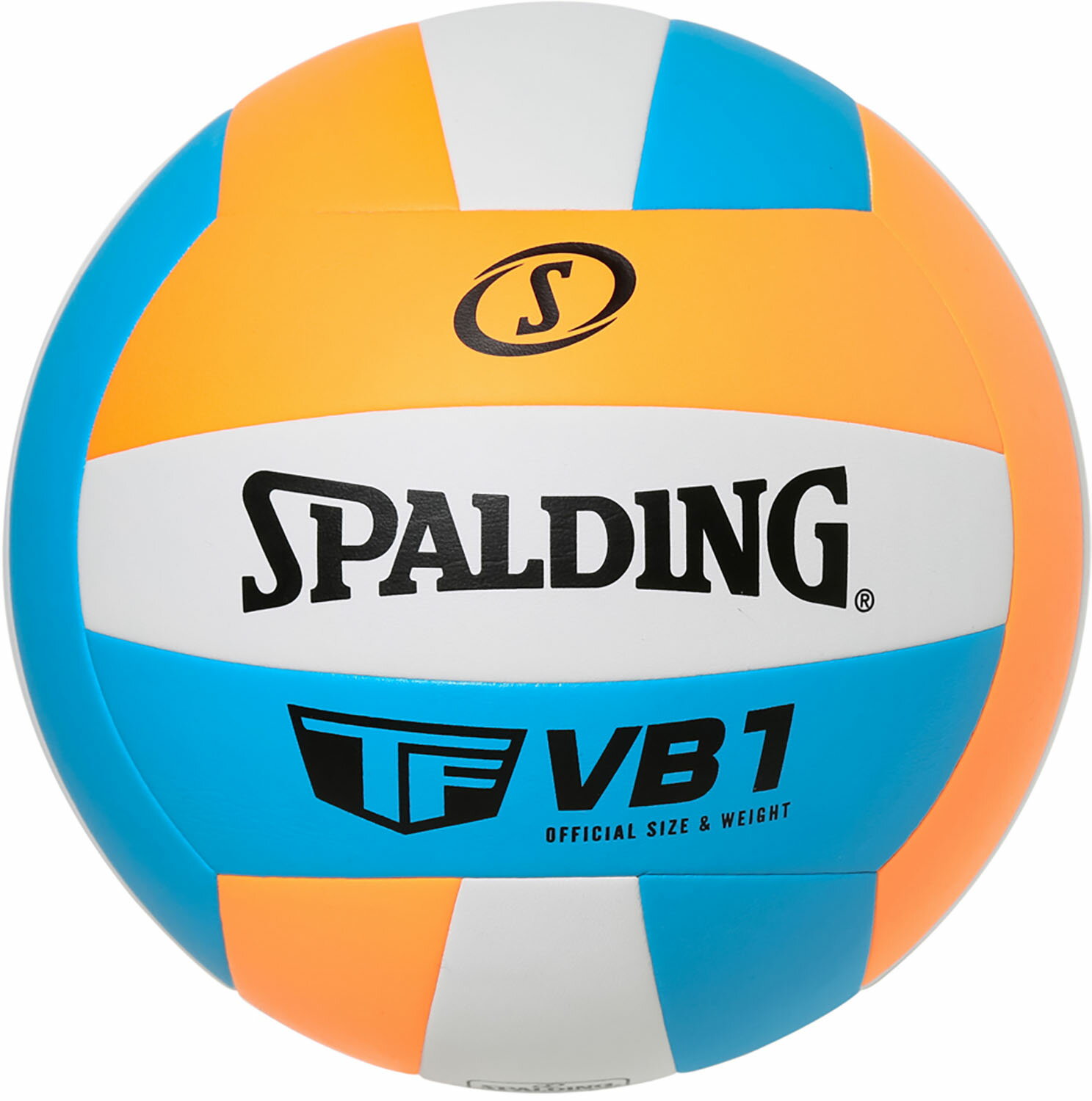【11/18 ポイント最大12倍】 スポルディング SPALDING バレーボール VB1 ネオンオレンジ×ホワイト×ブル..