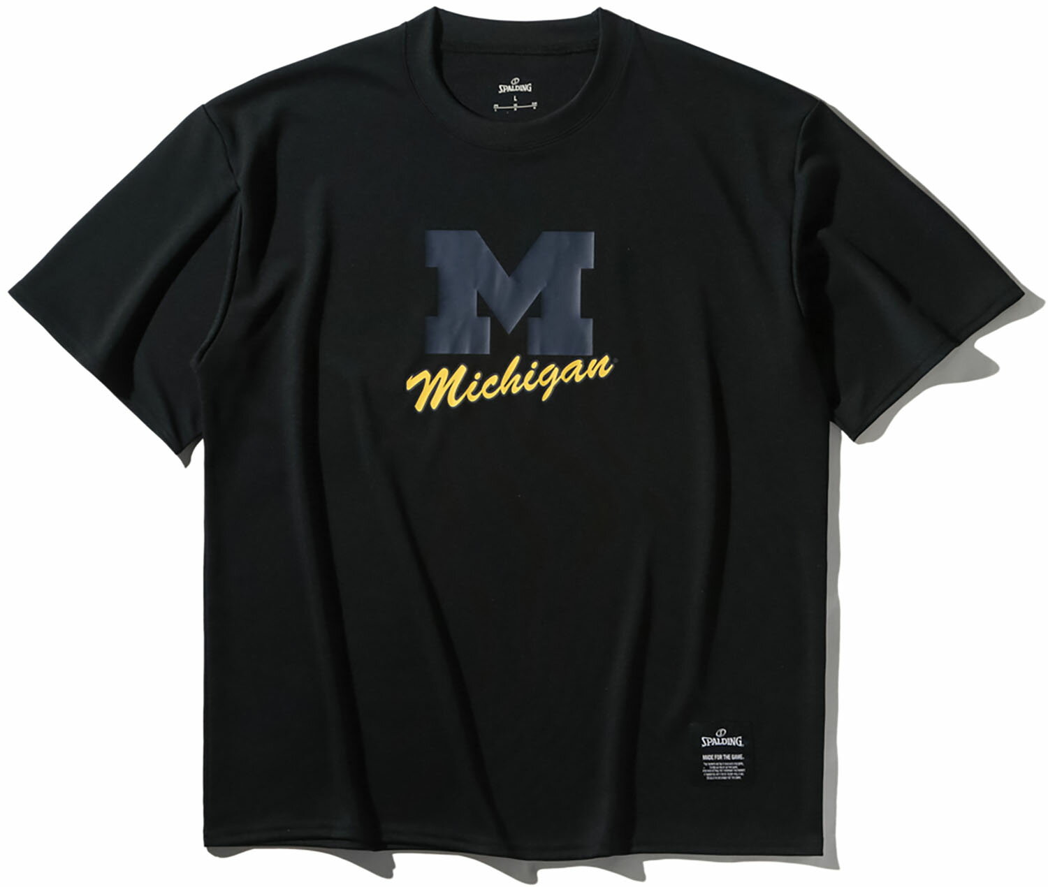 【11/20から ポイント最大12倍！】 スポルディング SPALDING バスケット T シャツ ミシガン M ロゴ クラシック SMT25139M